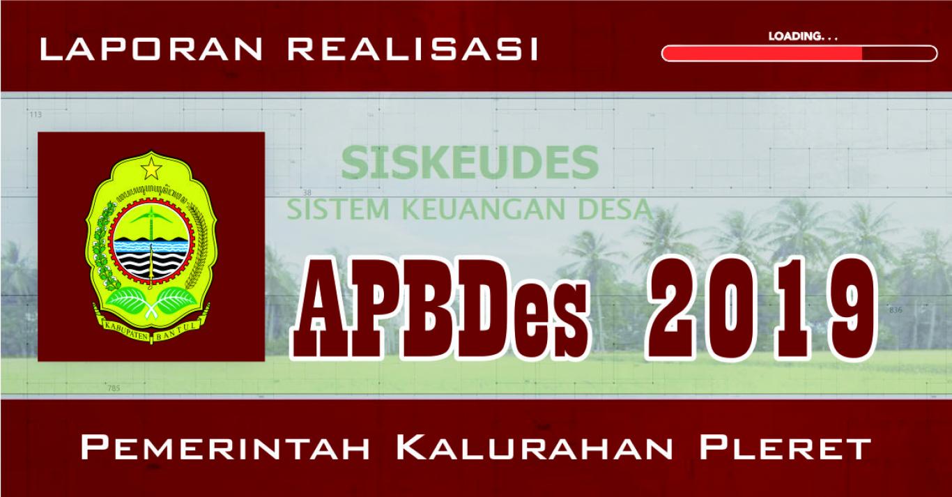 Laporan Realisasi APBDes Tahun 2019